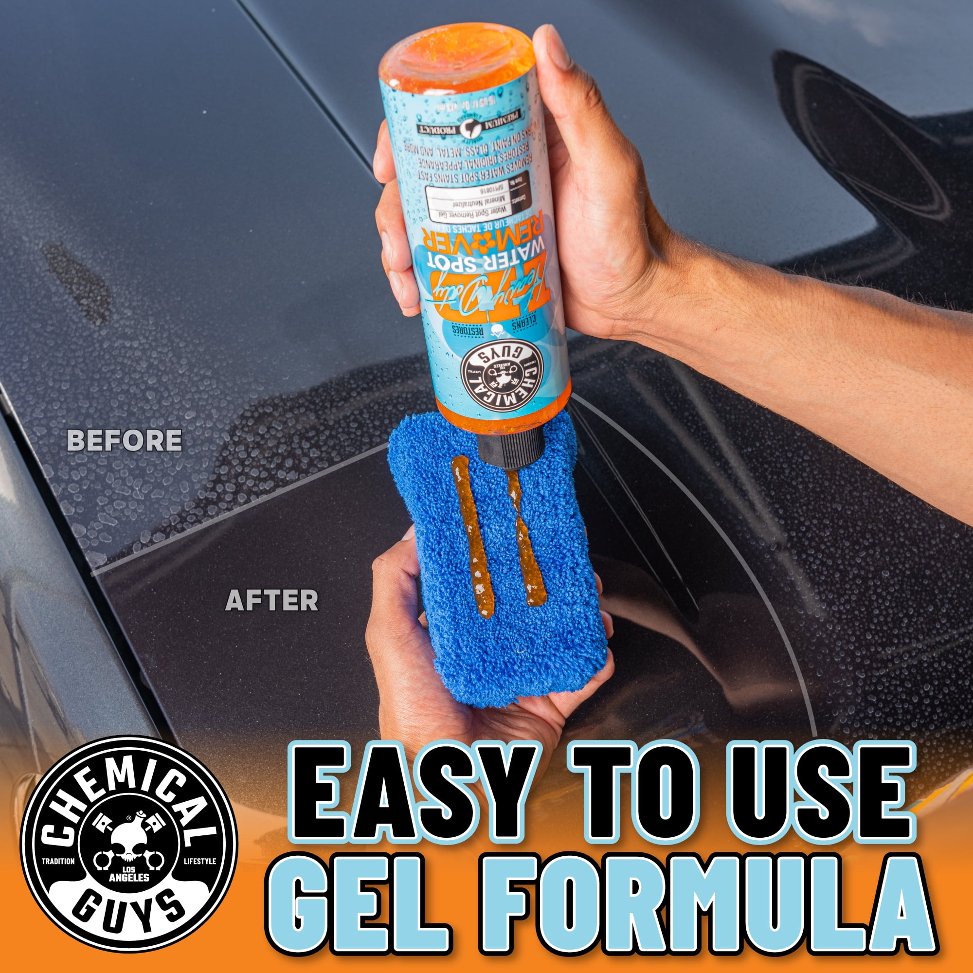 Chemical Guys on Instagram: Erase water spots with Heavy Duty Water Spot  Remover Gel! Is your ride suffering from extreme water spots? Then you need  some Heavy Duty Water Spot Remover Gel