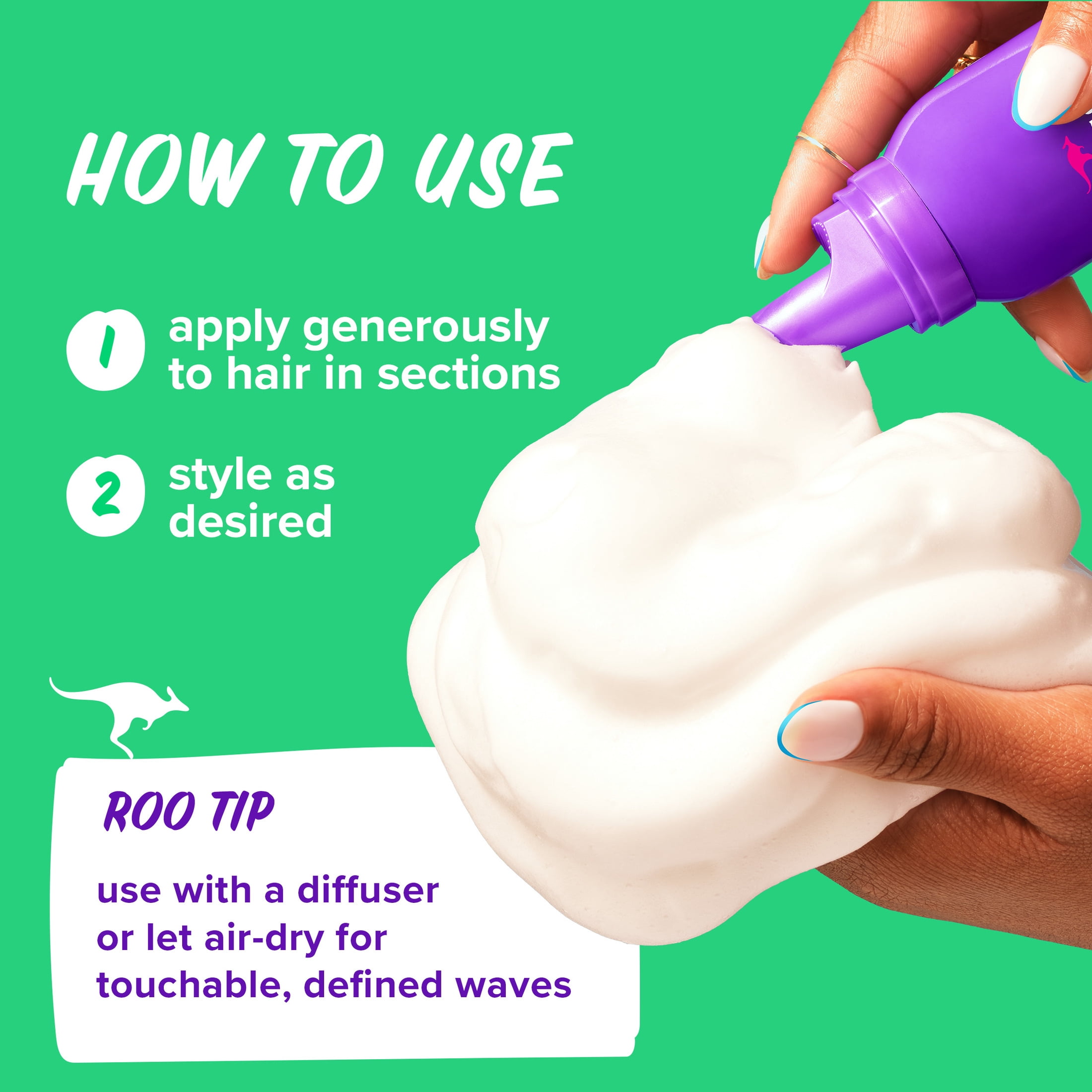 Aussie Miracle Waves Soft Wave Mousse with Hemp Seed Oil, Paraben Free, Sulfate Free, Unisex 6 oz.