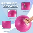 thumbnail image 3 of BESTSKY Exercise Ball,21.65in Balance Ball,Anti-Slip Birth Ball,Pink, 3 of 7