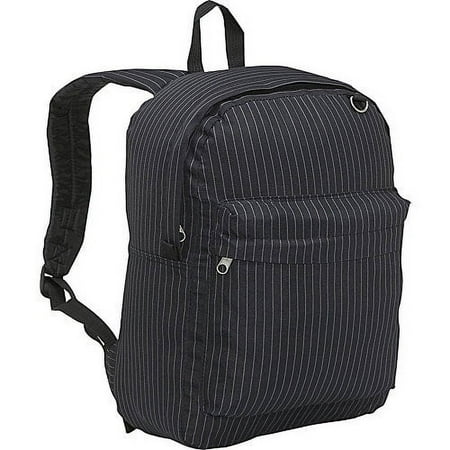 Everest Luggage Printed Pattern Backpack, Pinstripe, Medium