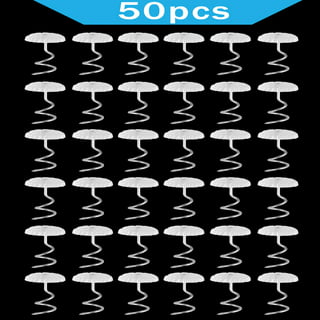 Vaincre 60PCS Upholstery Tacks - Bed Skirt Pins or Holders Clear Head  Upholstery Pins, Headliner Pins Twist Fabric Pins for Slipcovers and  Bedskirts