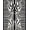 Black And White, Pattern 6, variant on ODIKA Zebra Diagonal Print Striped Abstract Border Bold Inspired Motif Stain Resistant Low Profile for Dorm Room, Small Living Apartment