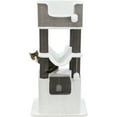 thumbnail image 3 of TRIXIE Lucano XXL Jute & Plush 3-Level 43.3" Cat Tree, Scratching Posts and Condo, Gray, 3 of 9