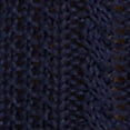 thumbnail image 4 of LAUREN RALPH LAUREN Womens Navy Sheer Button Detail Drop Shoulders Long Sleeve Crew Neck Sweater Plus 3X, 4 of 4