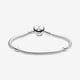 thumbnail image 1 of Charms Pulsera Cadena De Serpiente Con Forma De Amor Momentos (Plateado En Plata) Encantos DIY + Bolsa De Terciopelo Gao Jiahui unisex, 1 of 2