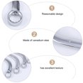 thumbnail image 3 of WEUVEB 1 Ensemble Kit de Clé Multifonction de Style S Argent Durable Design en Acier au Vanadium, 3 of 6