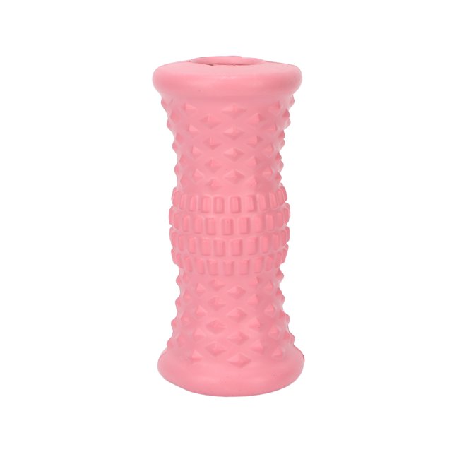 Masajeador revitalizante de pies con rodillos para aliviar los músculos y la fatiga: terapia de acupresión para fascitis plantar, color rosa