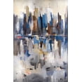 thumbnail image 2 of Jackson, Victoria 17x24 White Modern Wood Framed Museum Art Print Titled - Harbor View, 2 of 4
