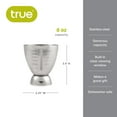 thumbnail image 4 of True Stainless Steel Double Jigger for Cocktails, Margarita, Home Bar Tools, 4 of 9