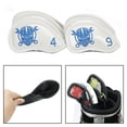 thumbnail image 4 of Almencla 9pcs Deluxe Golf Iron Couvre-Chef Imperméable 15x7cm avec Numéro Imprimé Bleu, 4 of 8