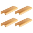 thumbnail image 1 of OUNONA 4pcs Kitchen Cupboard Handles Modern Aluminium Alloy with Round Edges, 1 of 8