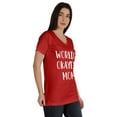thumbnail image 2 of Inkmeso World Okayest Mom Graphic Tshirt Short Sleeve Mother Day Gift Top, 2 of 8