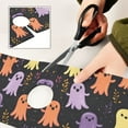 thumbnail image 6 of Yayeee Faucet Mat for Kitchen Sink 14.7" Diatomite Long Splash Guard Pad, Yellow Halloween Ghosts, 2 Pack, 6 of 7