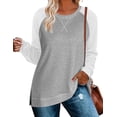 thumbnail image 3 of Zeagoo Oversized Tunic Tops for Women Loose Fit Long Sleeve Tunic Shirts Fall Tunics Casual Knit Tops Lightweight Hoodies, 3 of 6