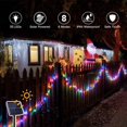 thumbnail image 6 of YEOLEH Solar String Lights 2PACK, Waterproof Christmas Fairy Lights Each 26Ft 50LED with 8 Modes for Gazebo Patio Trees Party Deco,Multicolor, 6 of 8