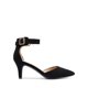 thumbnail image 2 of DREAM PAIRS - Zapatos de tacón alto para mujer con correa al tobillo y puntera cerrada, 2 of 4