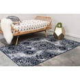 thumbnail image 2 of Unique Loom 3141503 8 x 11 ft. Grand Sofia Rectangular Rug, Navy Blue, 2 of 2