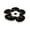Black, variant on BinKFF Round Shower Mat Flower Mat, Shower Mat Non Slip Without Suction Cups, 27.5 Inch, Bath Mat for Textured Tub Surface, Bathroom, Bathroom, Quick Drying