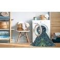 thumbnail image 2 of Ahgly Company Machine Washable Indoor Rectangle Transitional Dark Gray Black Area Rugs, 3' x 5', 2 of 7