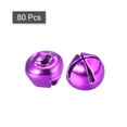 thumbnail image 3 of 8mm Jingle Bells Craft Bells Carbon Steel Electroplating Purple 80 Pack, 3 of 5