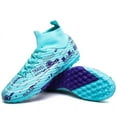 thumbnail image 3 of Zapatos de fútbol antideslizantes para hombre y adolescente, botas de fútbol AG/TF para exteriores, zapatillas transpirables y cómodas para combinar, 3 of 5