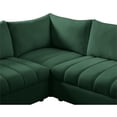 thumbnail image 3 of Meridian Furniture Jacob Sectionnel Modulaire en Velours Vert, 3 of 4