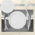 thumbnail image 3 of Ambesonne Galaxy Place Mats Set of 4, Oval Alien Life Cosmos, Standard Size, Grey, 3 of 6