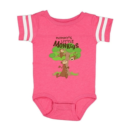 

Inktastic Mommy s Little Monkeys- with 2 Gift Baby Boy or Baby Girl Bodysuit