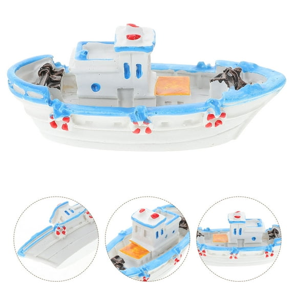 Raindrops Floating Boat Toy Mini Boats For Office Decor 1 Pcs