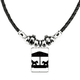 thumbnail image 1 of la silueta negra de carousel amusement park collar a mano colgante de cuerda de cuero Unbranded M, 1 of 3