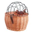 thumbnail image 1 of Asiento para mascotas para perros y gatos, accesorios para ciclismo, cesta delantera para manillar de bicicleta con cubierta, 1 of 9