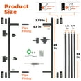 thumbnail image 5 of Fence Gate Kit DIY Gate Building Kit, 36"-72" Heavy Duty Wood Fence Gate Kit with 4-5 Feet Height, Fits Both 1"x4" and 2"x4" Wood, 5 of 8