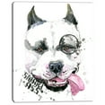 thumbnail image 2 of Chien Drôle avec un Seul Objectif - Toile d'Art Animalier Contemporain, 2 of 3