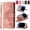 Pink, variant on Leather Flip Wallet Case For Samsung Galaxy S24 Ultra S24Plus S23 Ultra S23Plus S23FE S22 Ultra S22Plus S21 S21FE S20 S20Ultra S20FE S10 S10Plus S10 5GLeather Case Card Slot Protect Cover