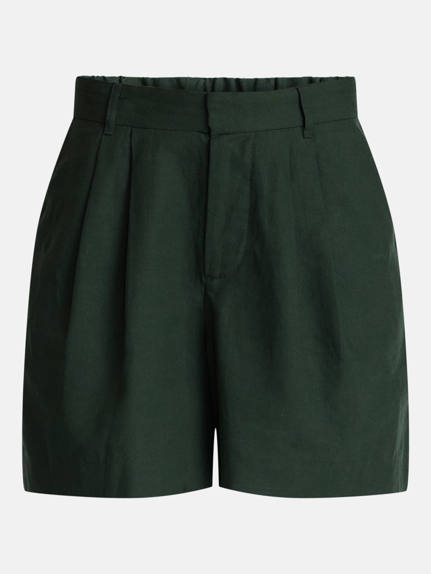 Time and Tru Women's Linen Blend Shorts, 5" Inseam, Sizes XS-XXXL