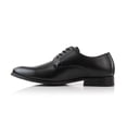 thumbnail image 4 of Ferro Aldo Alvin MFA19696 Men's Plain Square-Toe Derby Dress Shoes, in Black, Men's Size 6.5, 4 of 7