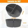 thumbnail image 3 of 3 Pcs Séparateur de Mijoteuse pour Casserole de 6 QT, Étanche, Séparateur de Mijoteuse Réutilisable en Silicone, Séparateur de Mijoteuse Résistant à la Chaleur, Doublure de Cuisson Compatible Lave-Vaisselle, 3 of 9