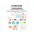 thumbnail image 4 of Cocina Infantil Juguete Niños Con Luz Sonido + 53 Accesorios, 4 of 4