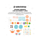 thumbnail image 4 of Cocina Infantil Juguete Niños Con Luz Sonido + 53 Accesorios, 4 of 4