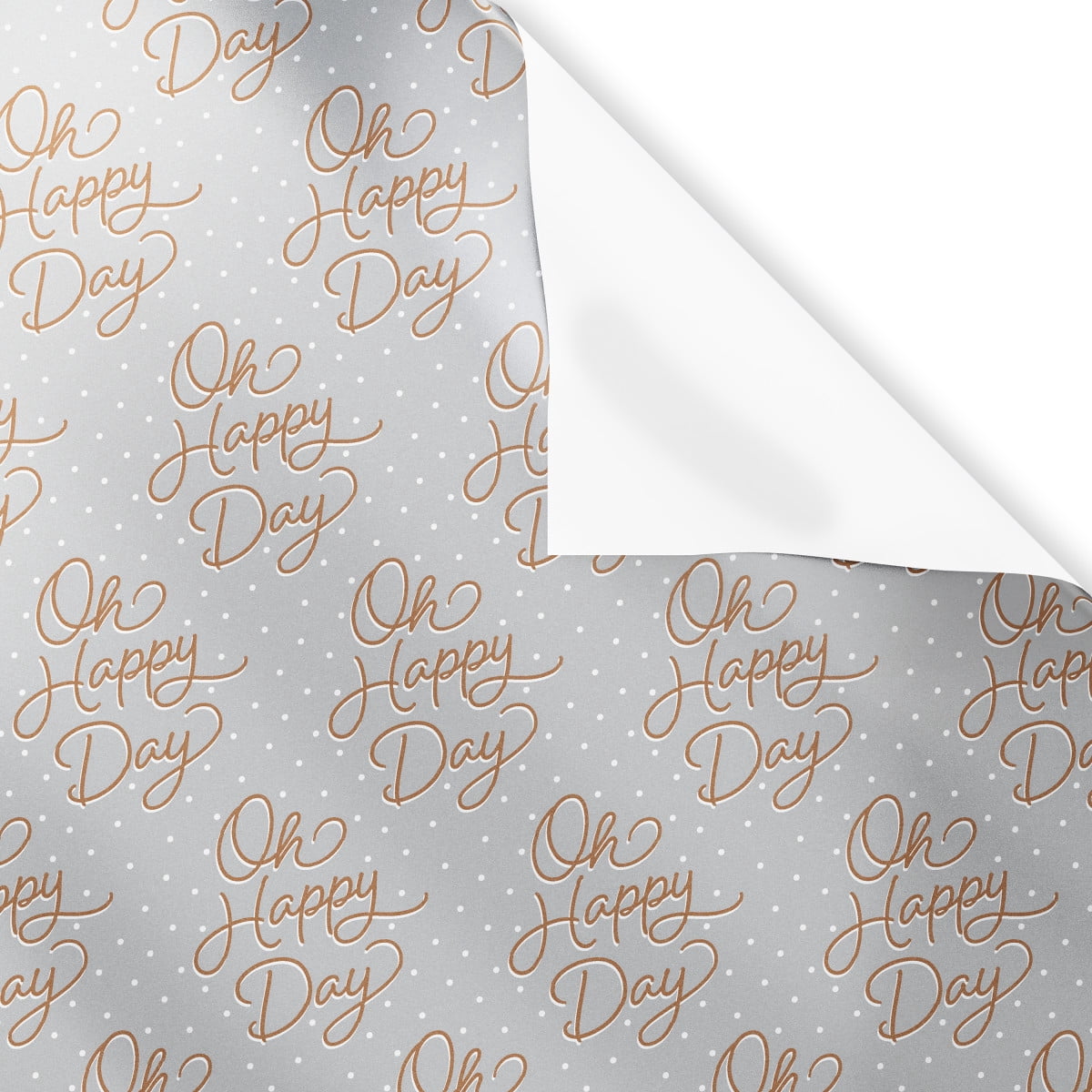 American Greetings 30 in. Wedding or Engagement Foil Wrapping Paper, Silver (1-Roll, 15 Sq. ft.)