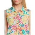 thumbnail image 4 of Time and Tru Women's Sleeveless Button-Down Shirt, 4 of 5
