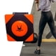 thumbnail image 4 of Saco de boxeo para pared, objetivo de pared cuadrado, almohadilla de perforación para practicar Taekwondo, relajante, niños y adultos Naranja, 4 of 9