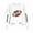 White, variant on VEKDONE Women Game Day Sweatshirt Football Print Long Sleeve Sweatshirts Long Sleeve Crewneck Pullover Tops Casual Loose Y2k Clothes