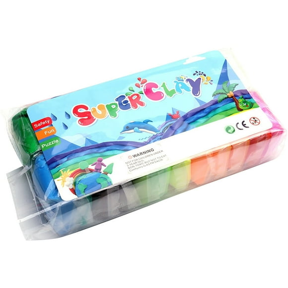 kjfeif 2025 Unique Design Air Dry Clay 24 Colors , Modeling Clay with Sculpting Tools Self Drying Soft Clay , Over 3 Y.O. Kids Early Education Toy Gifts , Ultra Light Molding Clay