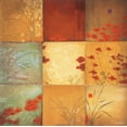 thumbnail image 2 of Li-Leger, Don 20x20 Gold Ornate Wood Framed with Double Matting Museum Art Print Titled - Poppy Nine Patch, 2 of 4