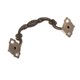 thumbnail image 4 of Tiradores de cajones de muebles de madera Uxcell, tono bronce, 90 mm x 37 mm, 4 piezas, 4 of 5