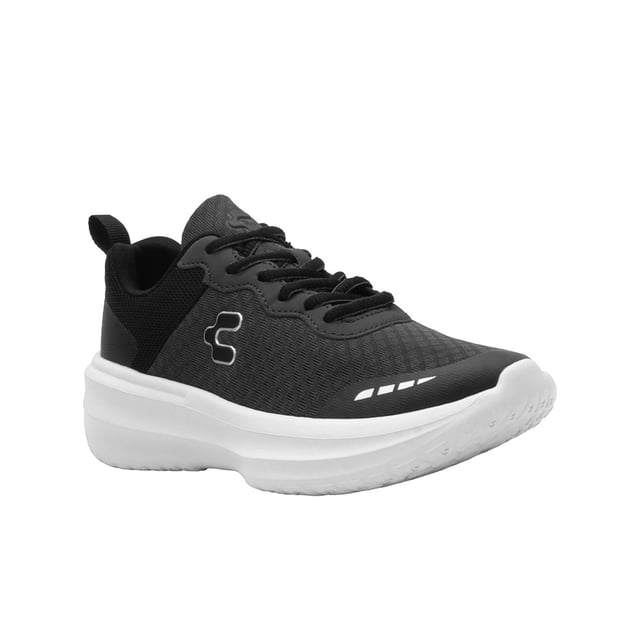 Tenis Running Para Hombre Charly Textil Color Gris Suela Eva gris oscuro 28.5