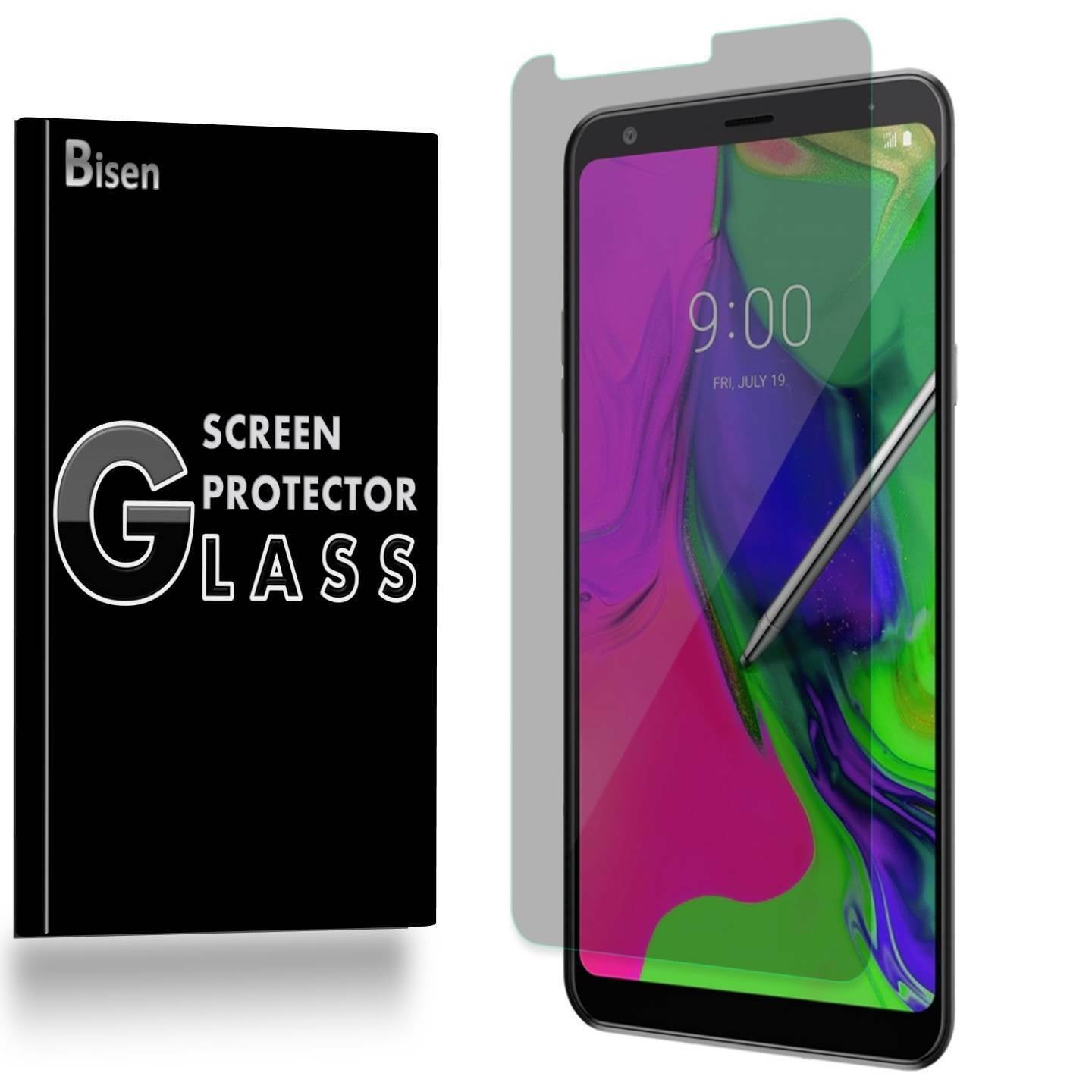 For LG Stylo 5+ / LG Stylo 5+ Plus [BISEN] Privacy AntiSpy Tempered