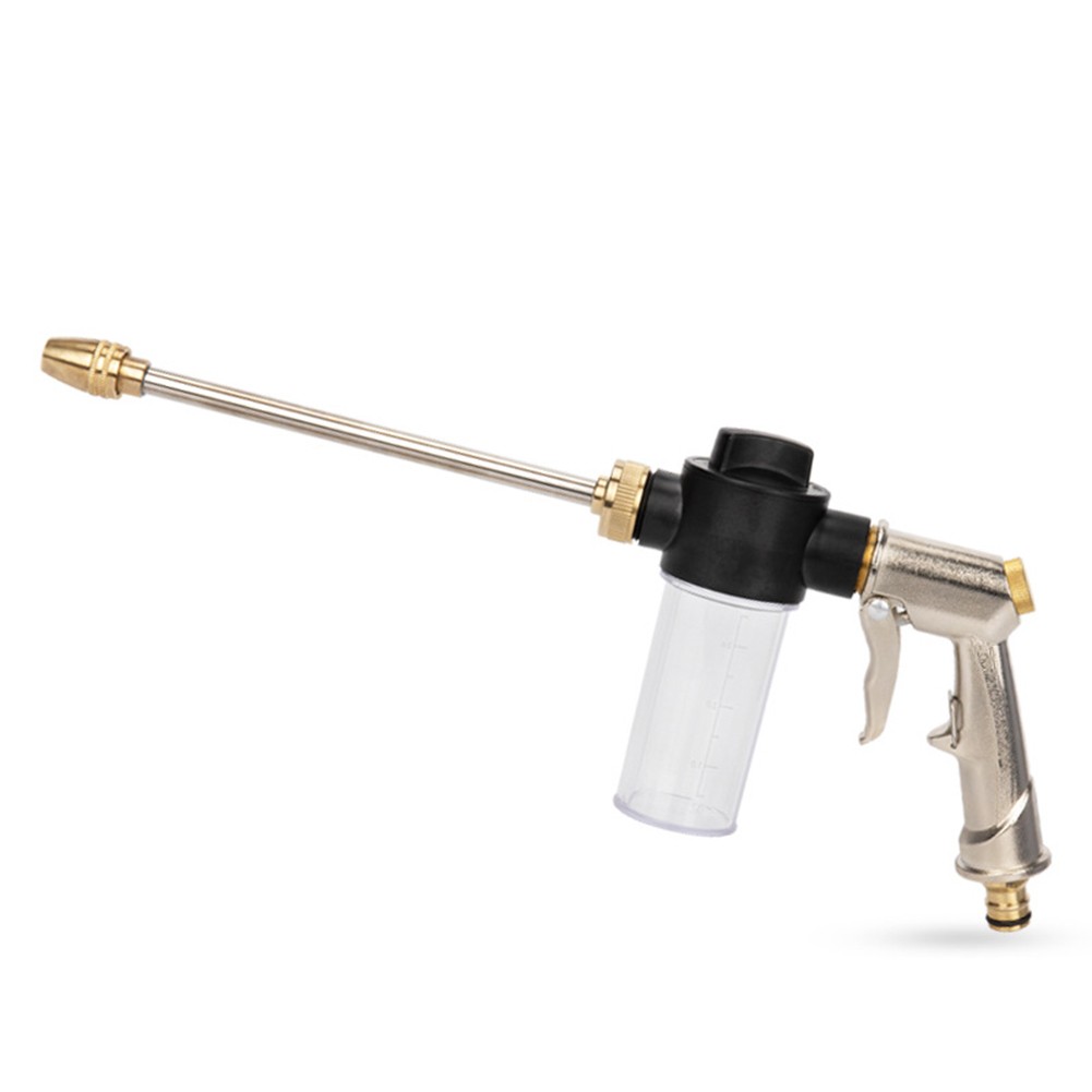 High Pressure Washer Water Spray Garden Hose Nozzle Foam Bottle Clean Washer