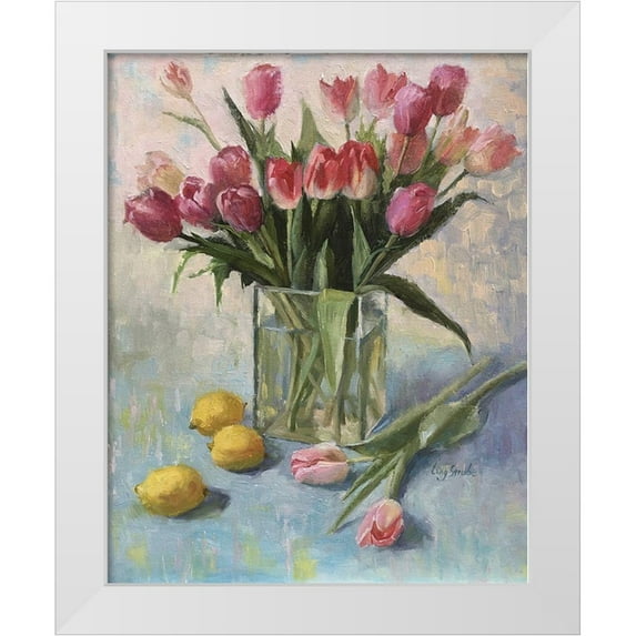 Strube, Ling 15x18 White Modern Wood Framed Museum Art Print Titled - Spring Greetings